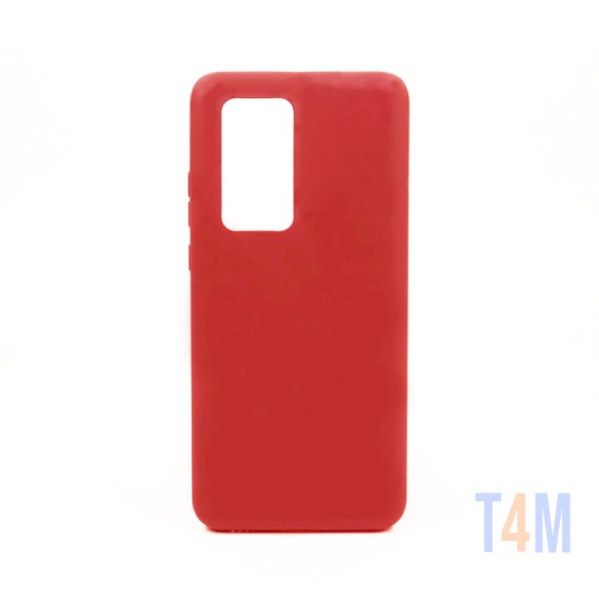 Silicone Case for Huawei P40 Pro Red